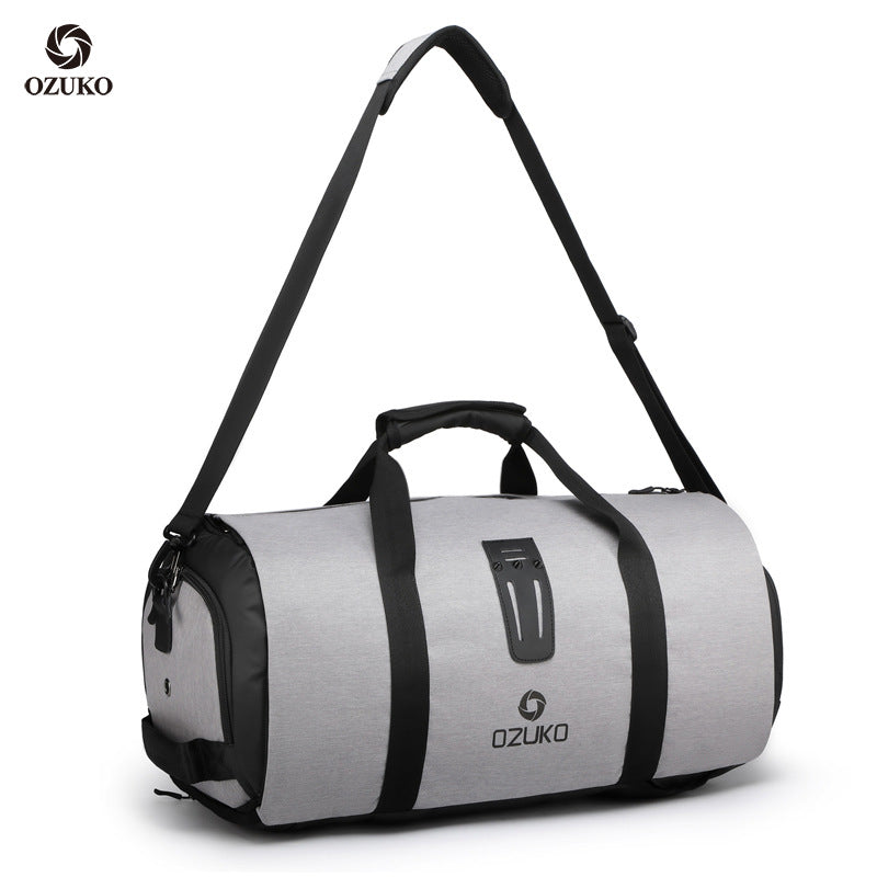 ozuko new fitness bag custom luggage backpack suit storage bag sports large capacity portable travel bag