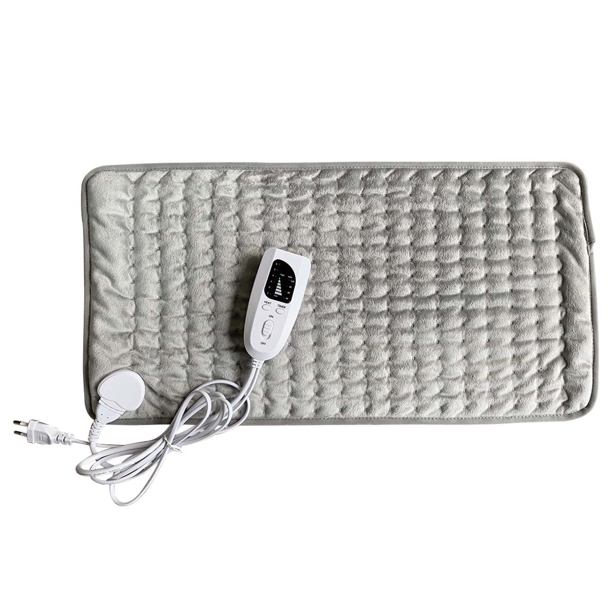 Electric Heating Pad Silver Gray