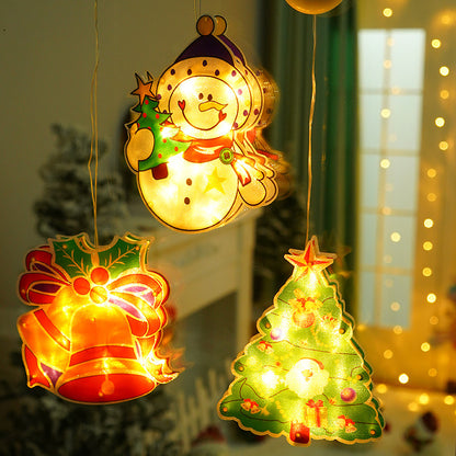 Christmas decoration scene layout shop interior home store home accessories small pendant window creative supplies