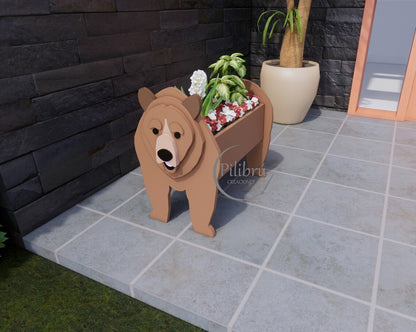 Cross-border hot Planter planter cow flower pot outdoor planting goat outdoor decoration assembly set