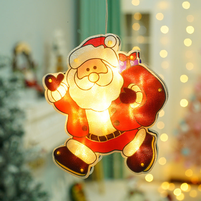 Christmas decoration scene layout shop interior home store home accessories small pendant window creative supplies