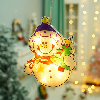 Christmas decoration scene layout shop interior home store home accessories small pendant window creative supplies