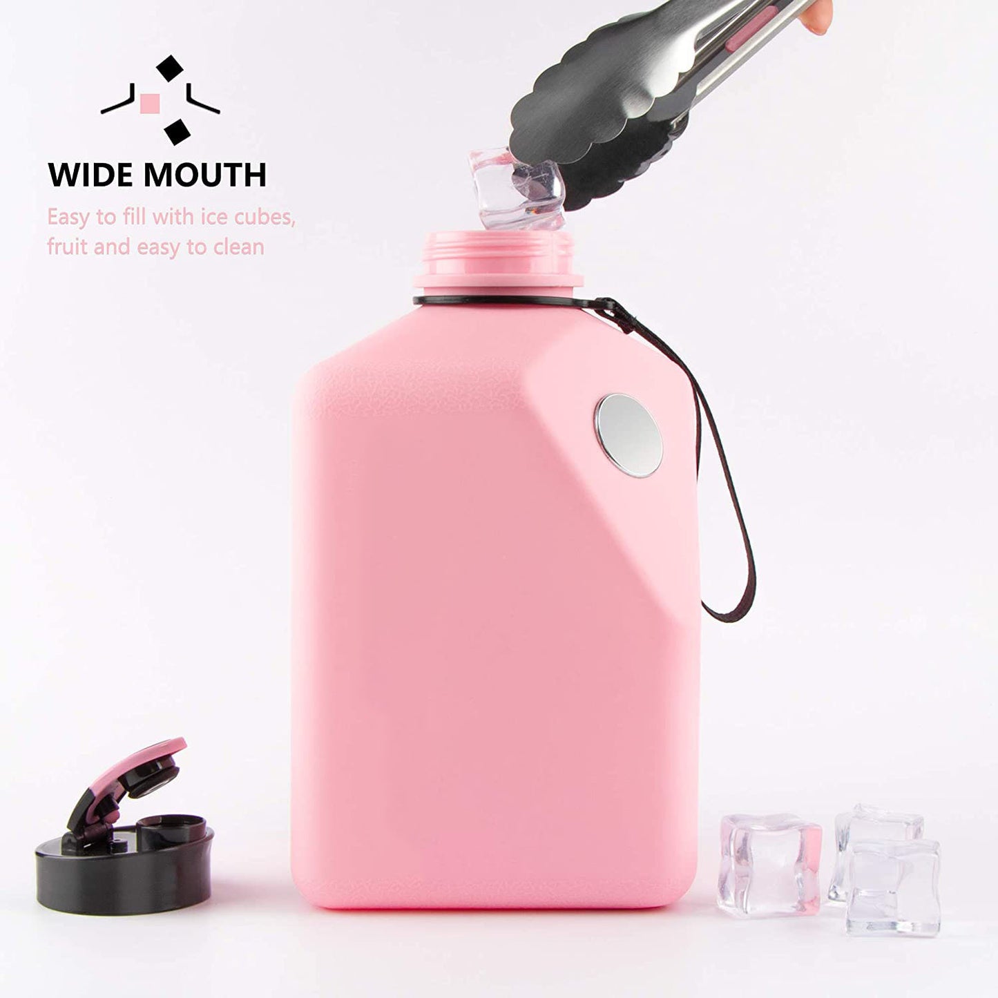 MOQ 24 Magnet adsorption mobile phone outdoor sports plastic water bottle