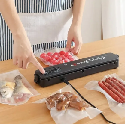 Vacuum Sealer in use